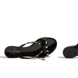 valentino jelly slippers